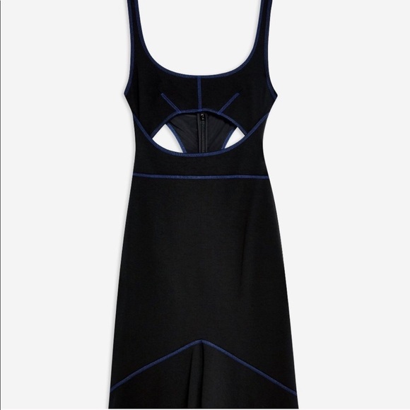 TOPSHOP Racer bodycon midi dress - Picture 3 of 5